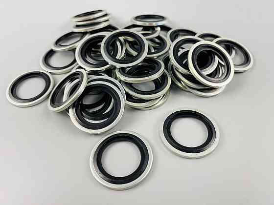 Шайба з гумовим кільцем NBR всередині 22 мм, для гідравліки, олії, води, повітря. Мукачево