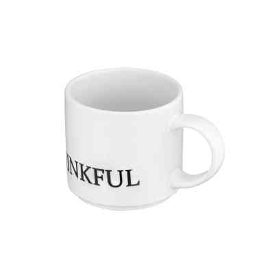 Чашка Ardesto Thinkful, 420мл, кераміка, білий (AR3043W) Вінниця