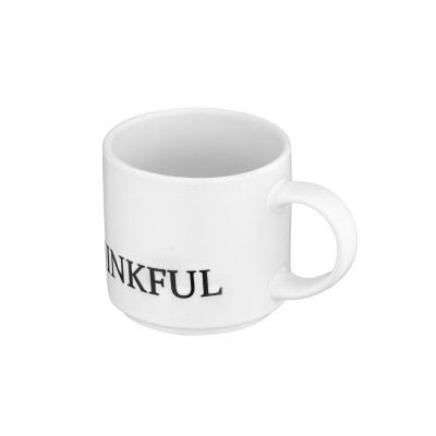 Чашка Ardesto Thinkful, 420мл, кераміка, білий (AR3043W) Вінниця - фото 4