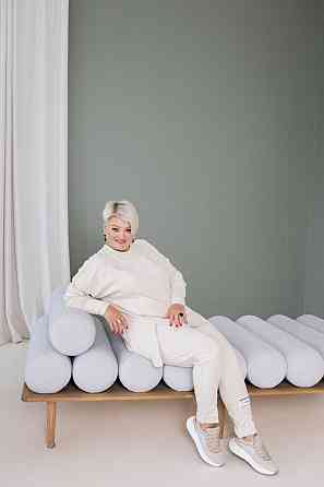 Жіночий теплий прогулянковий костюм, батал пума плюш Бежевий, 60/64 Одеса