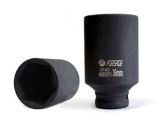 Головка ударна глибока тонкостінна 1/2" 6-гранна 36мм Forsage F-4458536TH Одеса