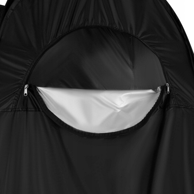 Туристичний намет для купання, переодягання, туалету з чохлом Trizand (23492) Black Нововолинськ - фото 3