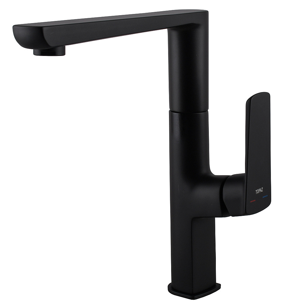 Змішувач для кухні TOPAZ LEXI TL 21401-H57-BB на гайці,Чорний мат.,шланги TAQ-M1055,D25 Луцк - изображение 3