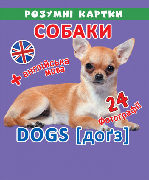Розумні картки. Собаки. 12 карток, шт Киев - изображение 1