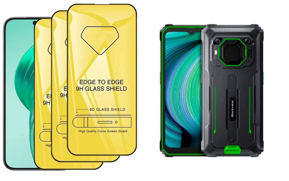 Защитное стекло DefenzoGlass для Blackview BV6200, BV6200 Pro – двойная прочность Киев - изображение 3