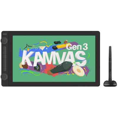 Графічний планшет Huion Kamvas 16 Gen3 Black + рукавичка (GS1563) Вінниця