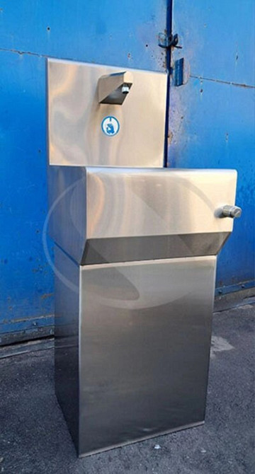 Умивальник з мех. клапаном на одну секцію з тумбою 450x505x1450 мм Київ - фото 8