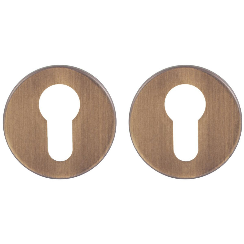 Дверна накладка під ключ Fimet 208 F43 матова бронза Київ - фото 1