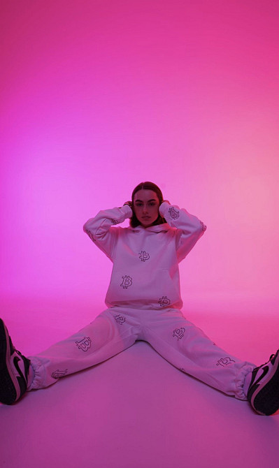 Спортивний костюм унісекс (худі та джогери) "Bitcoin". Чернівці - фото 1