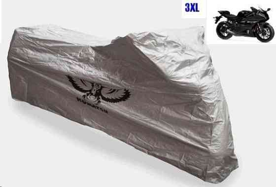Чехол дождевик на мотоцикл (солнцеотражающий) (265*95*130) Мукачево