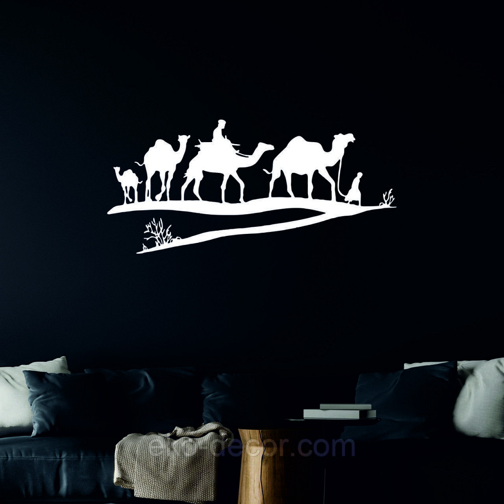 Декоративне настінне Панно «Караван» Декор на стіну 110*51 см, Білий Київ - фото 8