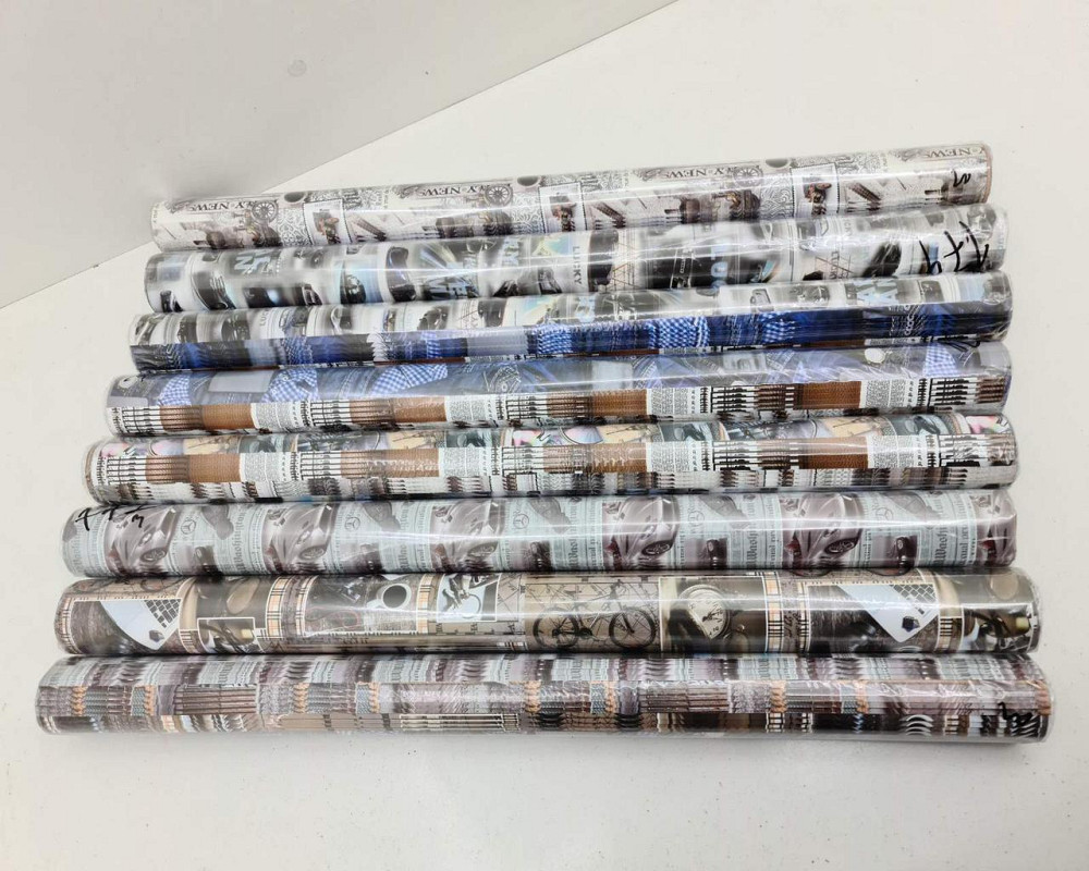 Бумага подарочная БУМ Мужская  ассорти 3 (25 шт) Харьков - изображение 3