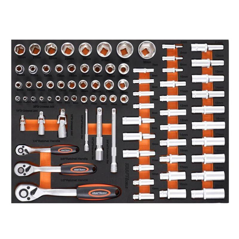 Ящик с инструментом  Kraft&Dele KD1067, 258 шт элементов Киев - изображение 9