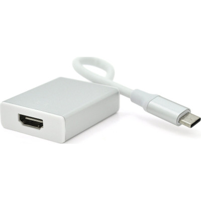 Перехідник USB-C to HDMI F 0.1m 4K silver Voltronic (YT-C-Type-C(M)/HDMI(F)S) Вінниця - фото 1