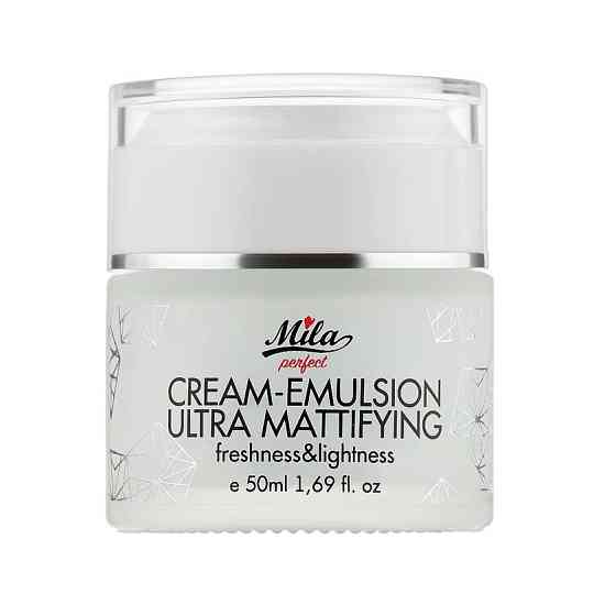 Нежно матирующая крем-эмульсия Cream-emulsion ultra mattifying Mila perfect 50 мл Винница