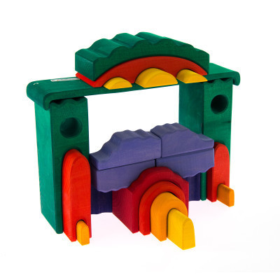 Конструктор Nic деревянный Все в замке зеленый (NIC523269) Винница - изображение 13