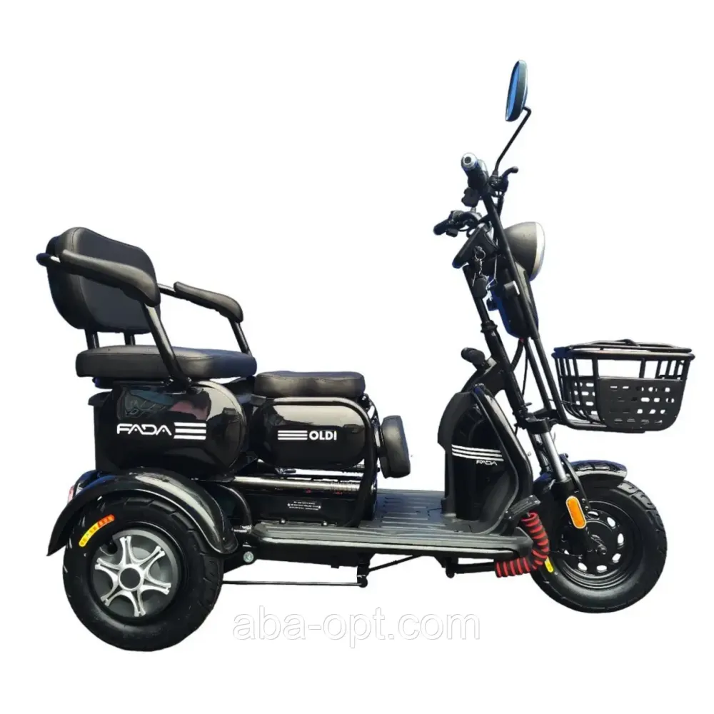 Електротрайк FADA OLDi MAX 1100W-72V-20Ah шини 10" купити в інтернет-магазині Одеса - фото 8