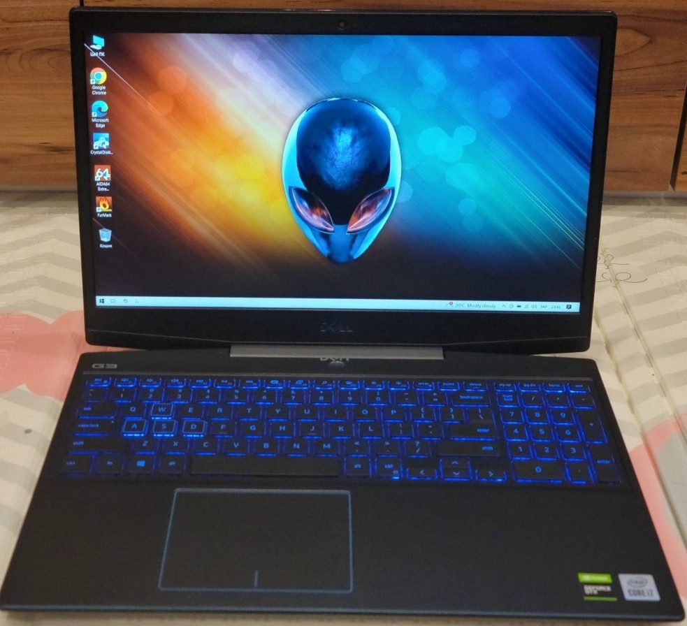 Ноутбук DELL G3 3500 / 15.6" 120Hz./ i7-10750H / GTX 1650Ti / RAM16GB./ SSD512Gb. Київ - фото 5