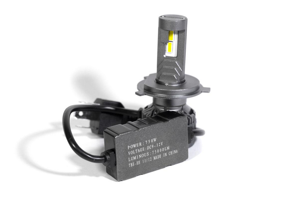 Комплект світлодіодних ламп TBS Design TF3 MAX H4 H/L P43t 9-32V 130 W 15000 Lm 6000 K + CANBUS Харків - фото 5