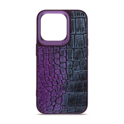 Чохол до мобільного телефона Harder Glamorous Croco Apple iPhone 15 Pro Dark Purple (ARM76763) Вінниця - фото 1