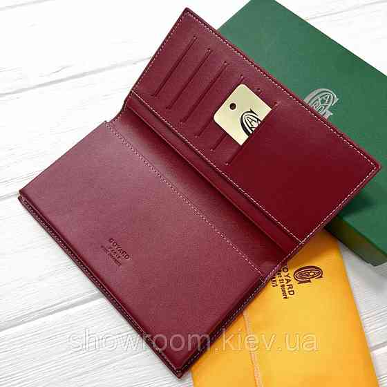 Чоловічий гаманець з відділенням для телефона Goyard (099) Lux bordeaux Київ