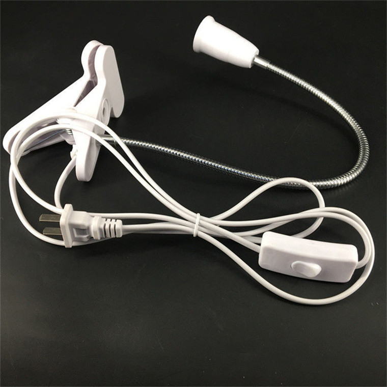 Гнучкий патрон E27 з вимикачем для настільної лампи Київ - фото 6