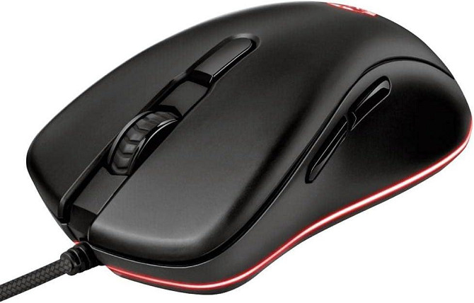 Игровая мышь Trust Gaming GXT 930 Jacx проводная, с RGB подсветкой, 6400 DPI, 6 кнопок черная геймер Киев - изображение 2
