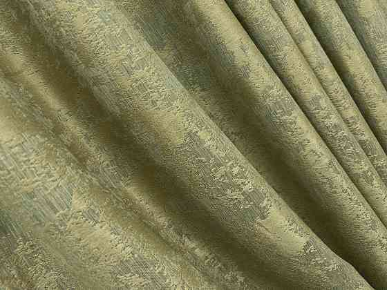 Комплект готових штор VR-Textil Жакард Sultan YL № 1213ш Оливковий 200х270 см 2 шт (32-419) Київ