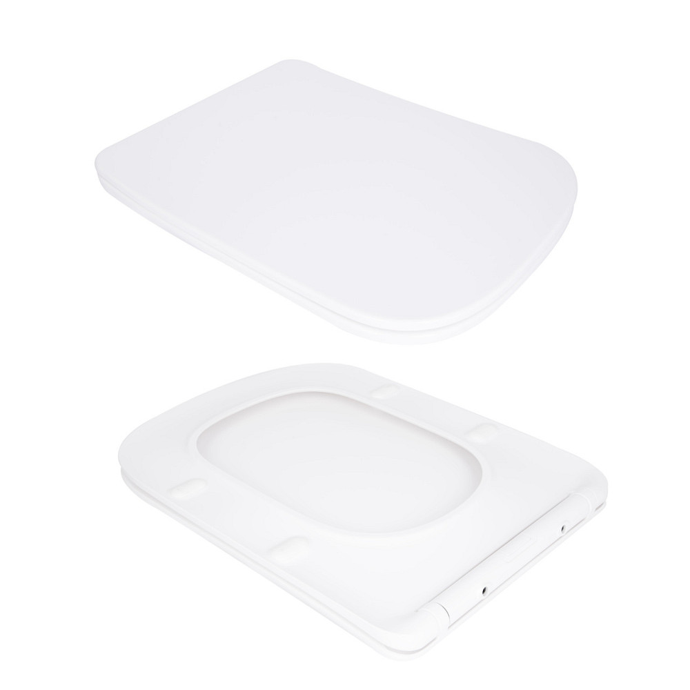 Унітаз підлоговий Qtap Tern Ultra Quiet безобідковий із сидінням Soft-Close QT17226003AW White Київ - фото 15