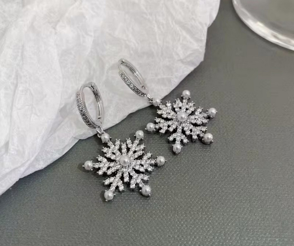 Сережки "Сніжинки" Сміла - фото 1