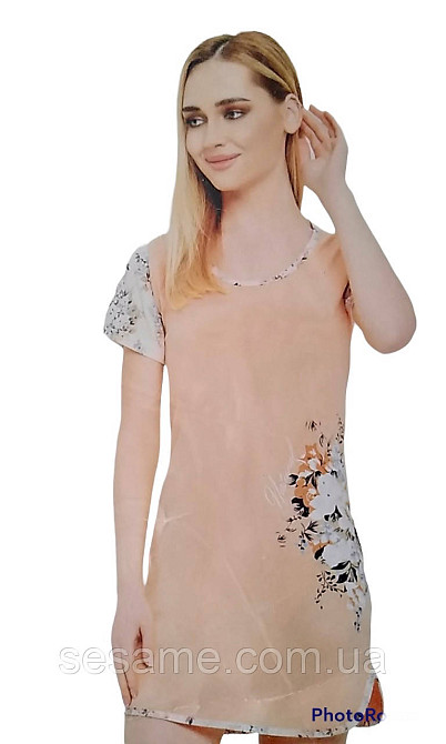 Піжама жіноча комплект для сну, нічна сорочка, ночнушка ТМ Rubina 3848 (Туреччина) Харків - фото 1