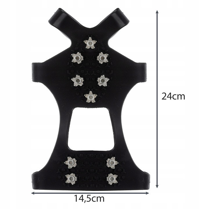 Льодоходи на взуття 44-47 розмір по 10 шипів Trizand (24735) Нововолинськ - фото 9