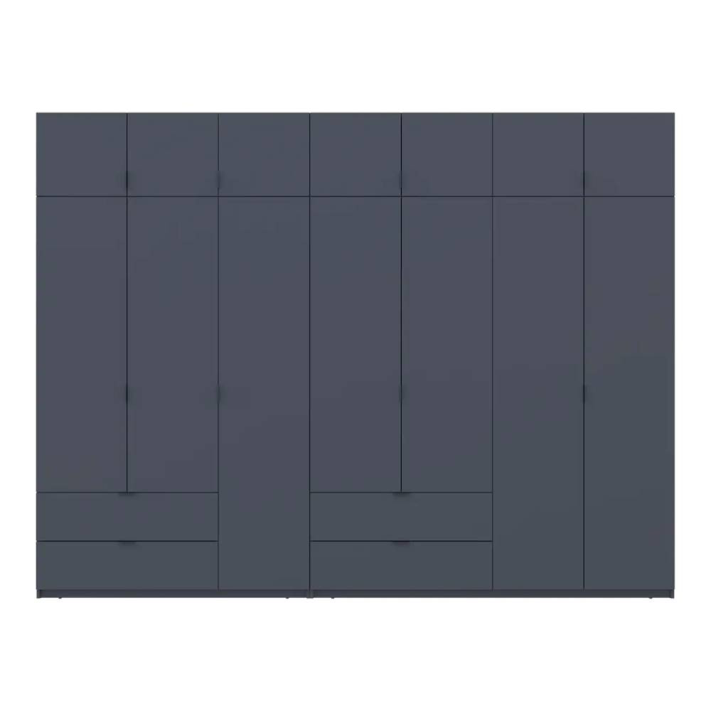 Шкаф для одежды Doros Лукас Графит 3+4 ДСП 280х50х240 DRS-011696 (42005121) Днепр - изображение 4