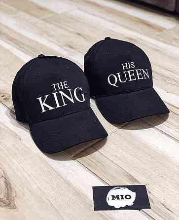 Парні кепки/бейсболки The King/His Queen Чернівці