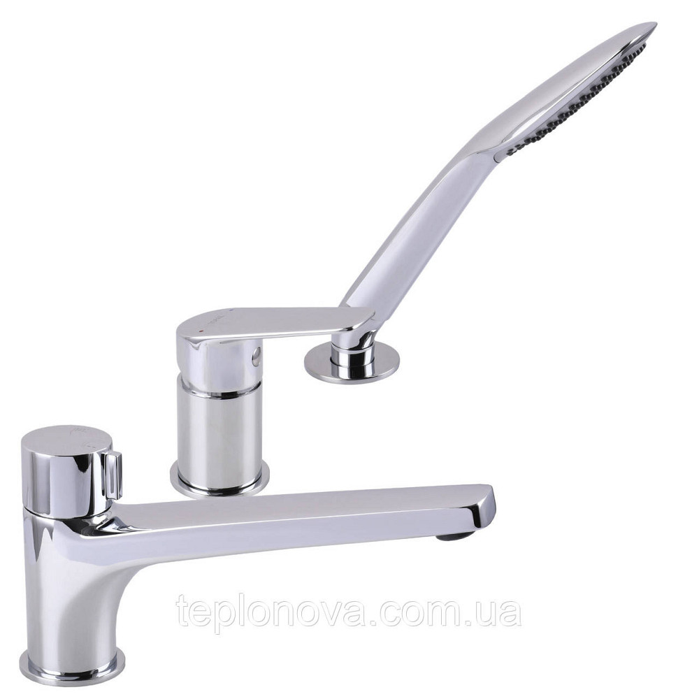 Змішувач для ванни TOPAZ CAPRI TCA-15111-H43 вбудований, 3 виходи, картридж D35 (комплект) Чернівці - фото 8