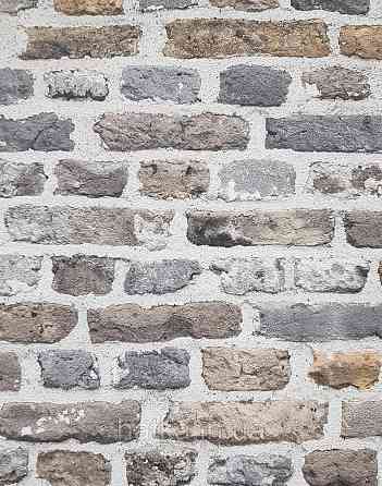 Обои виниловые на флизелине AS creation The Bos 0.53х10 под кирпич структурные черные серые коричневые Киев