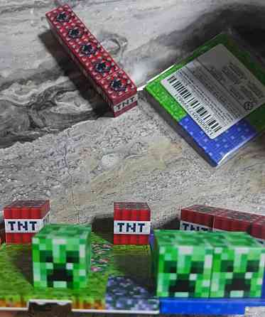 Магнітний конструктор майнкрафт 200шт в ТНТ боксі. Харьков