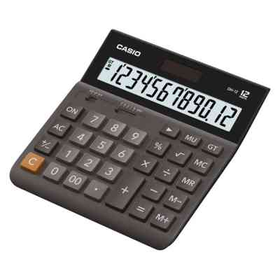 Калькулятор Casio DH-12-BK-S-EP, чорний (CALC-CAS-DH-12-BK-S) Вінниця