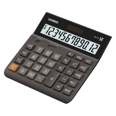 Калькулятор Casio DH-12-BK-S-EP, чорний (CALC-CAS-DH-12-BK-S) Вінниця - фото 1