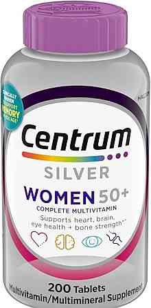 Мультивітамінний комплекс Centrum Silver Women 50 Plus 200 таблеток Луцьк