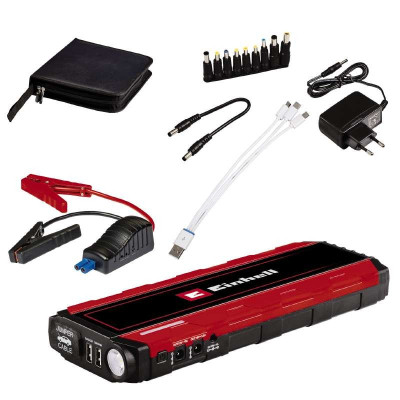 Пуско зарядний пристрій Einhell CE-JS 18 Jump Starter Power Bank, 18000мАг, 2хUSB 5В, 12В, пуск 600A (1091531) Вінниця - фото 5