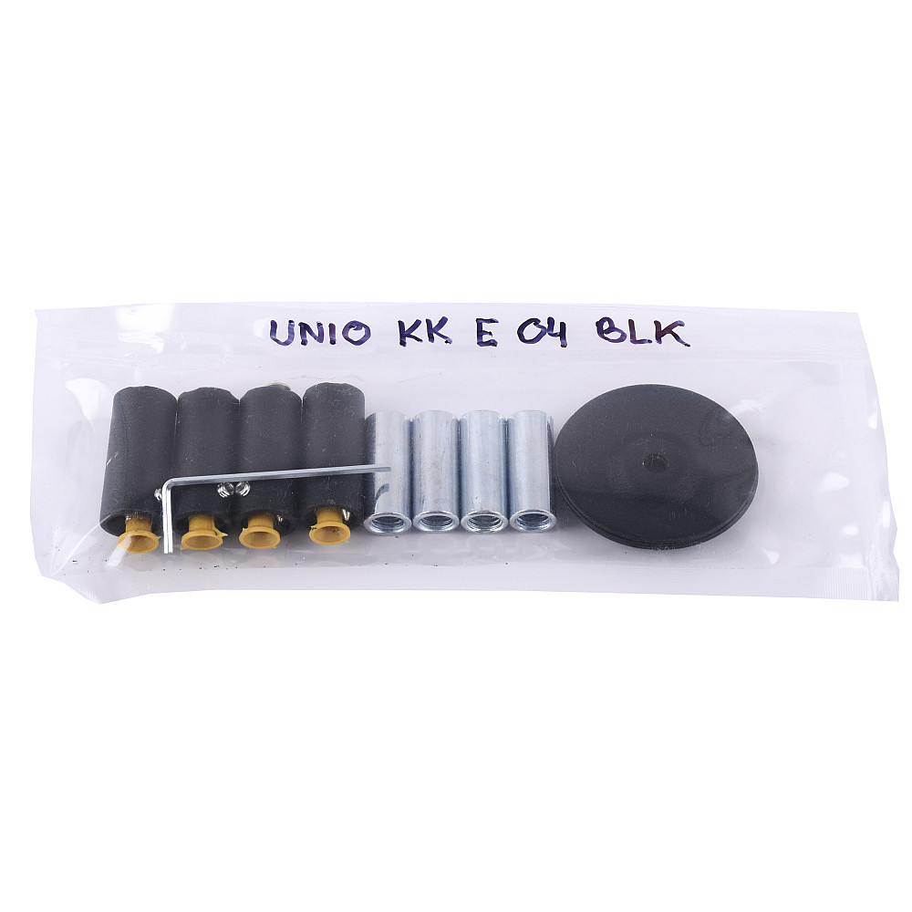 UNIO KK E 04 BLK Комплект кріплень електричної сушарки. Чорний Тернопіль - фото 1