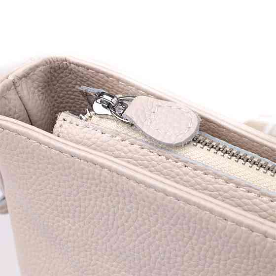 Повсякденна плечова сумка з натуральної шкіри Vintage 22915 Білий Київ