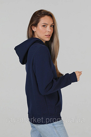 Набір жіночий худі утеплене 2шт RAY BASIC Темно-синій/Чорний (U0401W-Navy Blue-Black) 3XL Київ - фото 8