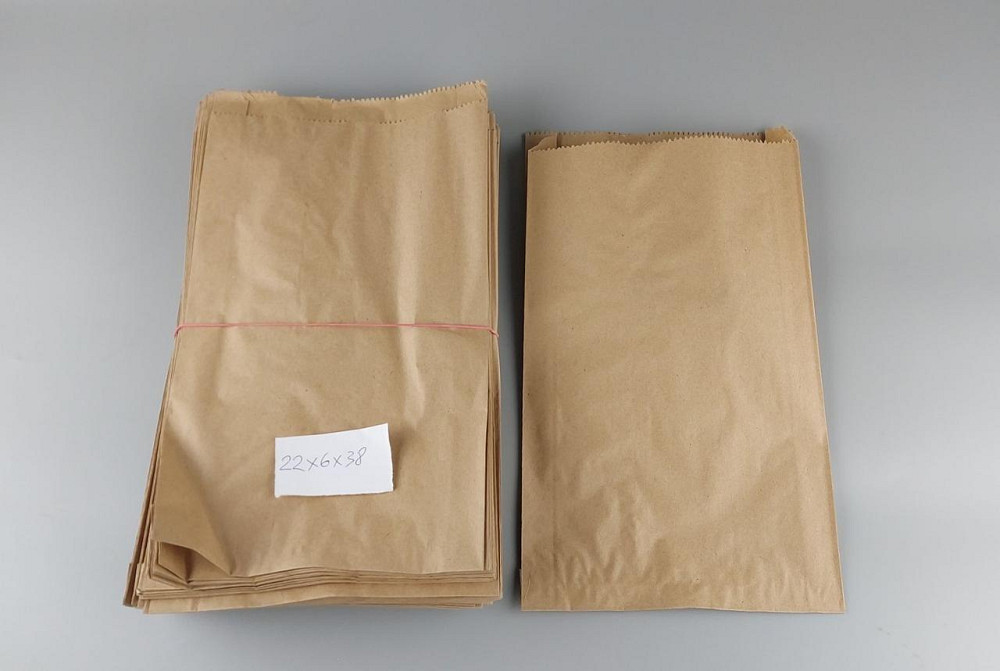 Бумажные пакеты саше 22/6*36 коричневый (100 шт) Харьков - изображение 2