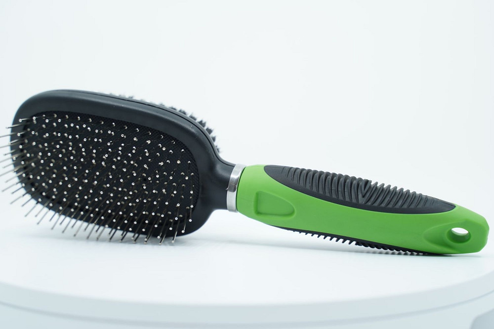Двостороння щітка-гребінець для собак та котів Mr.Fluffy Pet double-side brush, large Київ - фото 2
