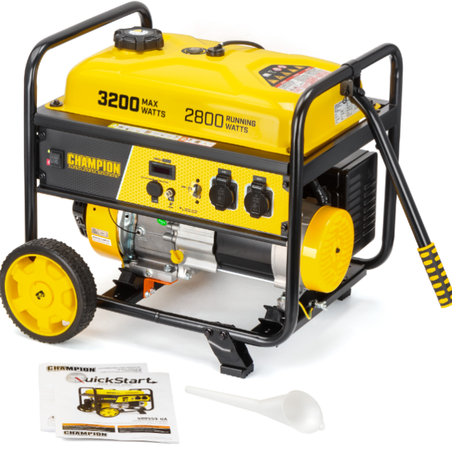 Генератор Открытого Типа 3200Вт Champion Киев - изображение 3