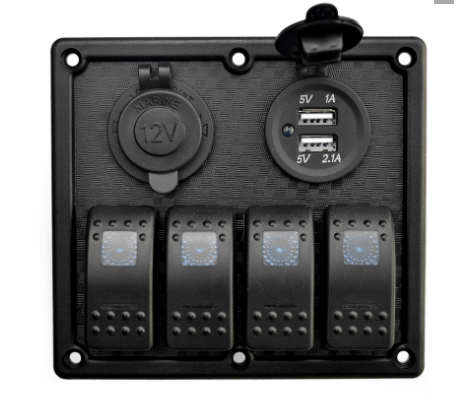 Панель На 4 Перемикача Автомат 70Х110Мм Київ - фото 1