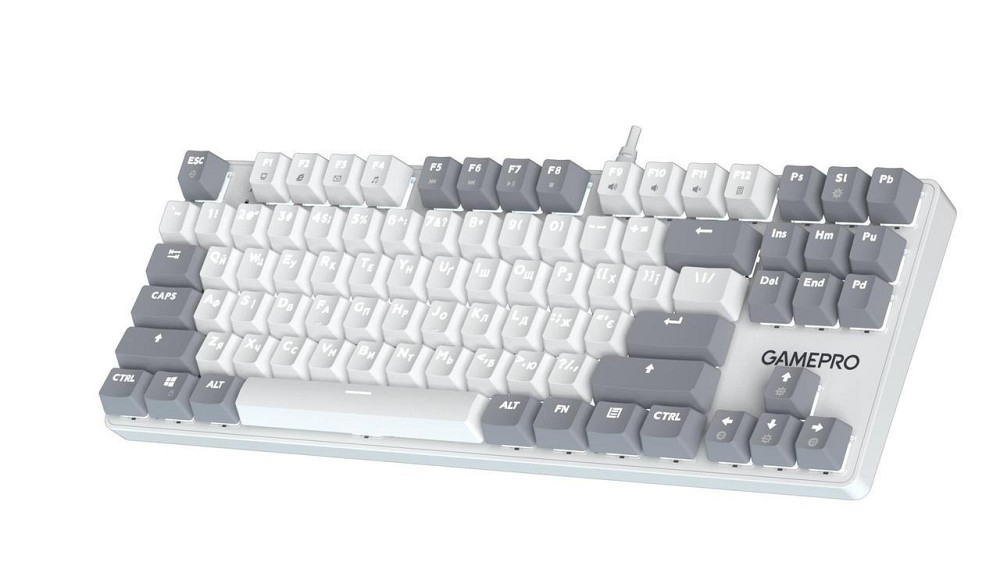 Клавиатура GamePro Genesis Metallic MK110W Outemu Red Swithes USB White ( 16972 ) Харьков - изображение 2