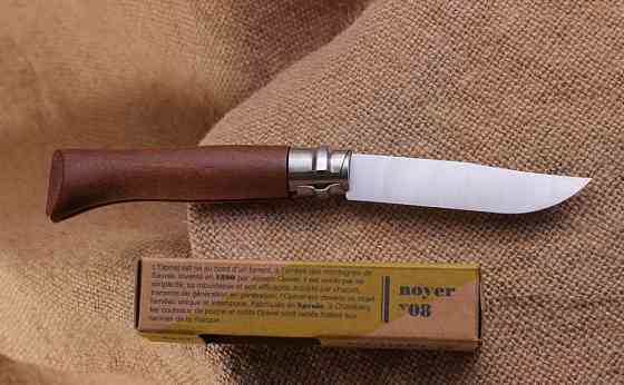 Туристический Нож Opinel Inox Lux Walnut №8 VRI Орех (000648/002022) Нововолынск